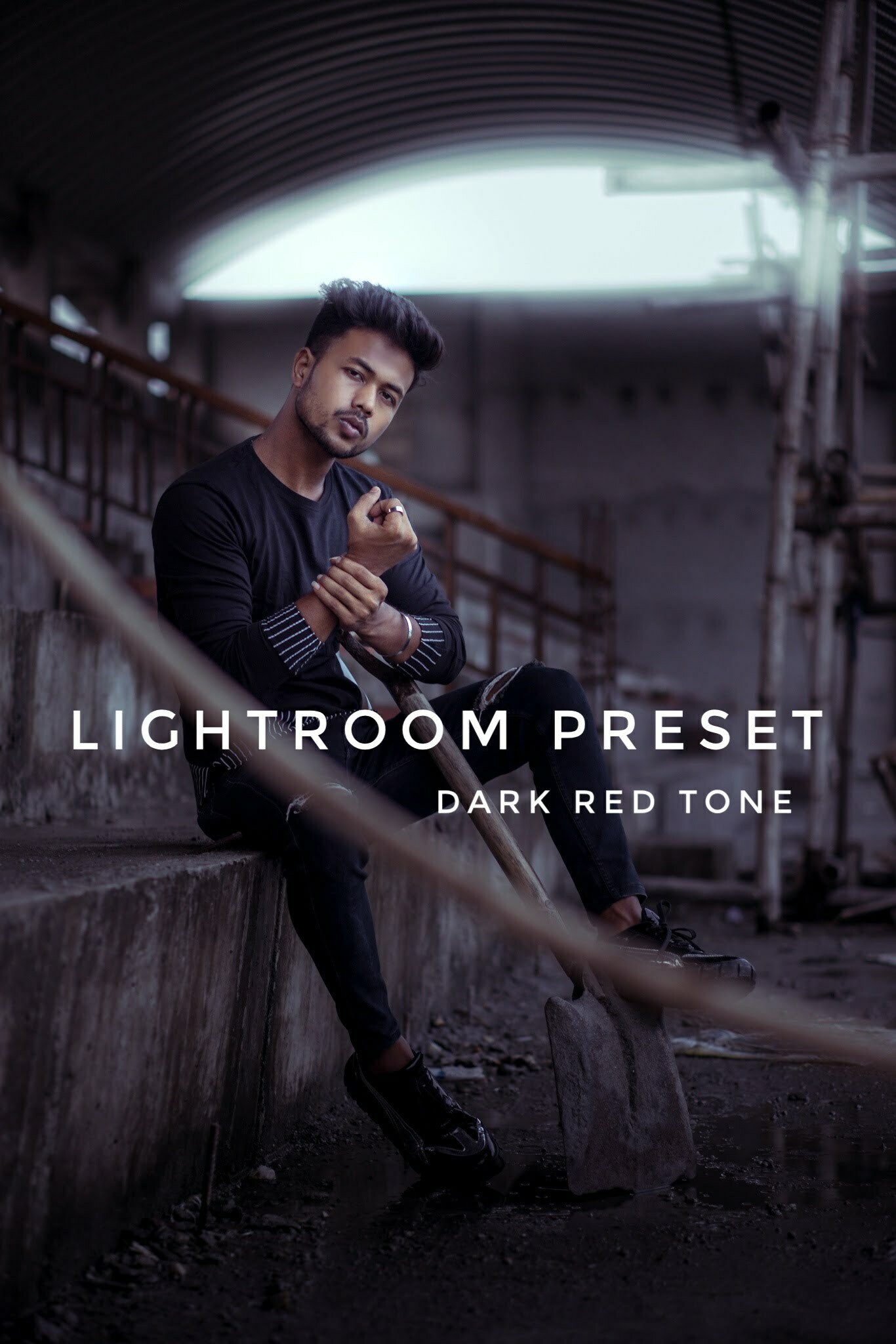 Dark Red Tone Lightroom Mobile Preset Free Download